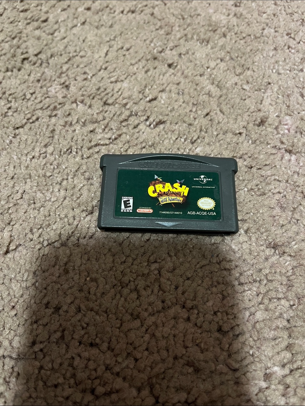 Crash Bandicoot The Huge Adventure GBA